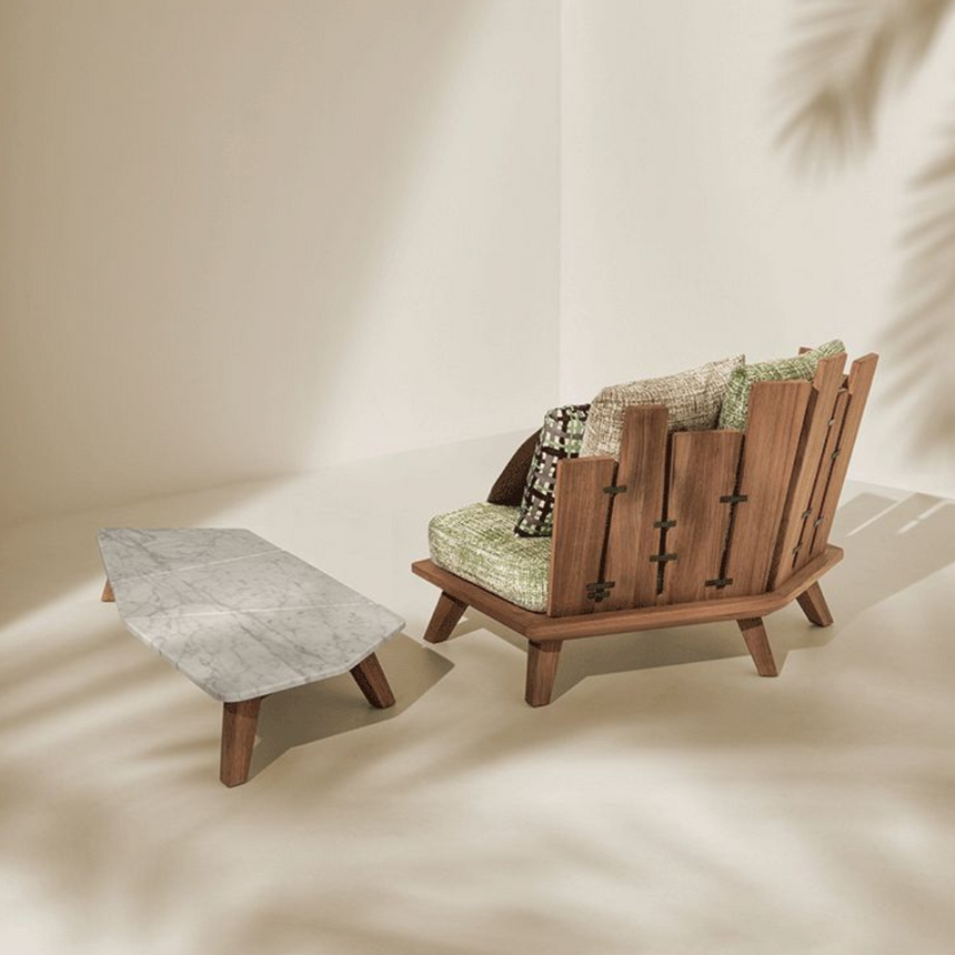 Kilt garden coffee table