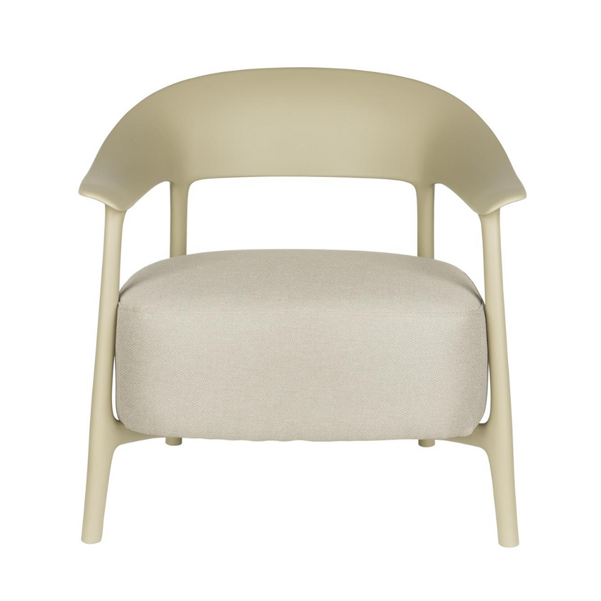 Spike rattan armchair