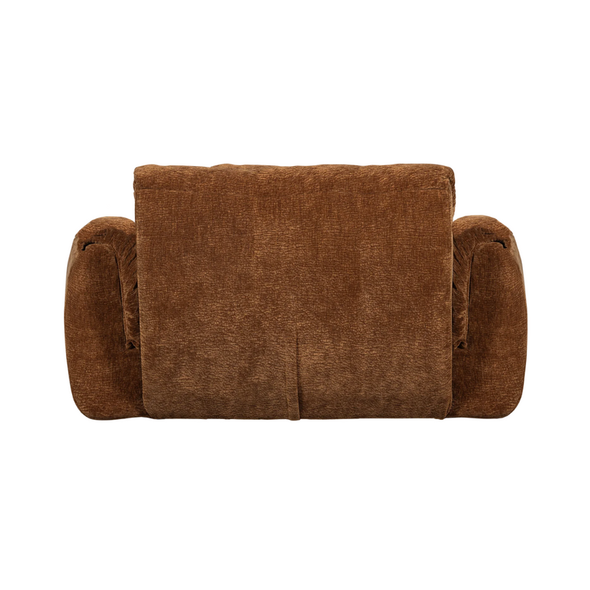 Baggy chenille armchair