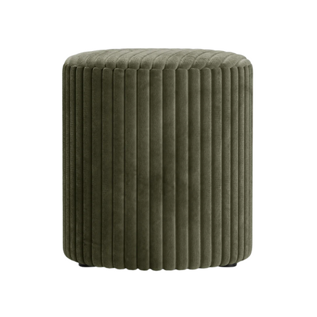 Dia kordbársony puff Ø40