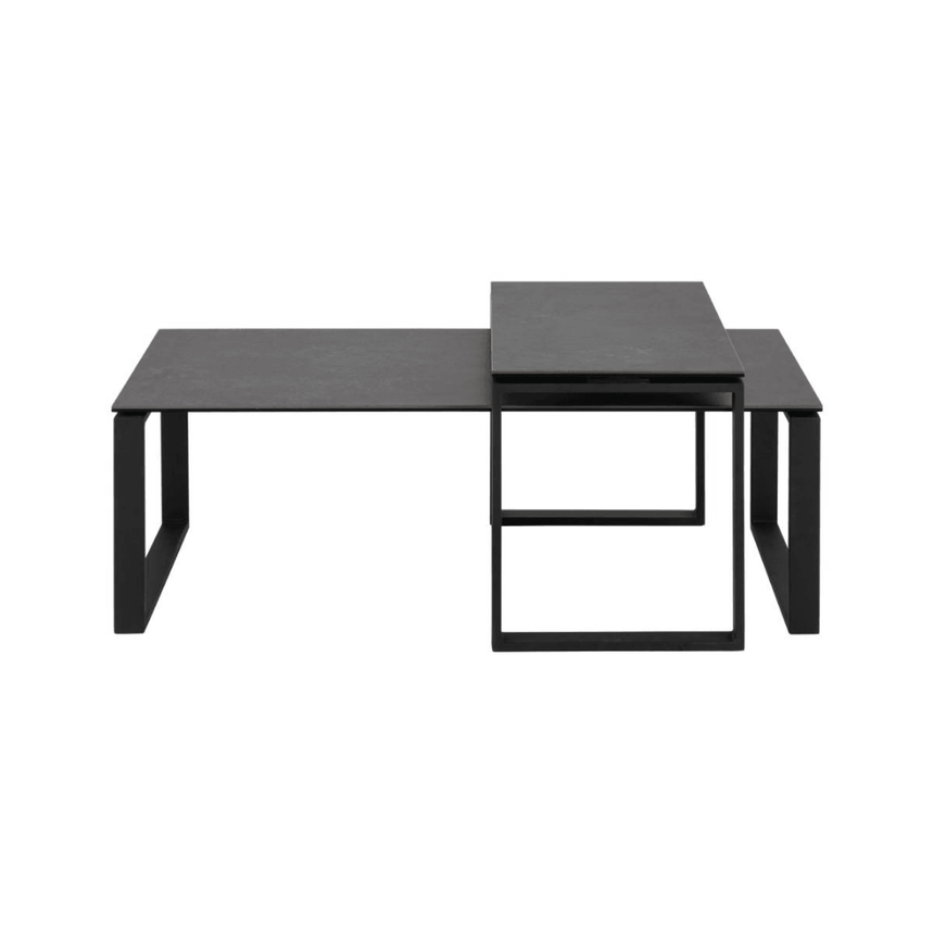 Katrine ceramic coffee table 115x69 set