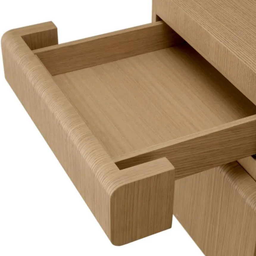 Modesto wooden bedside table 