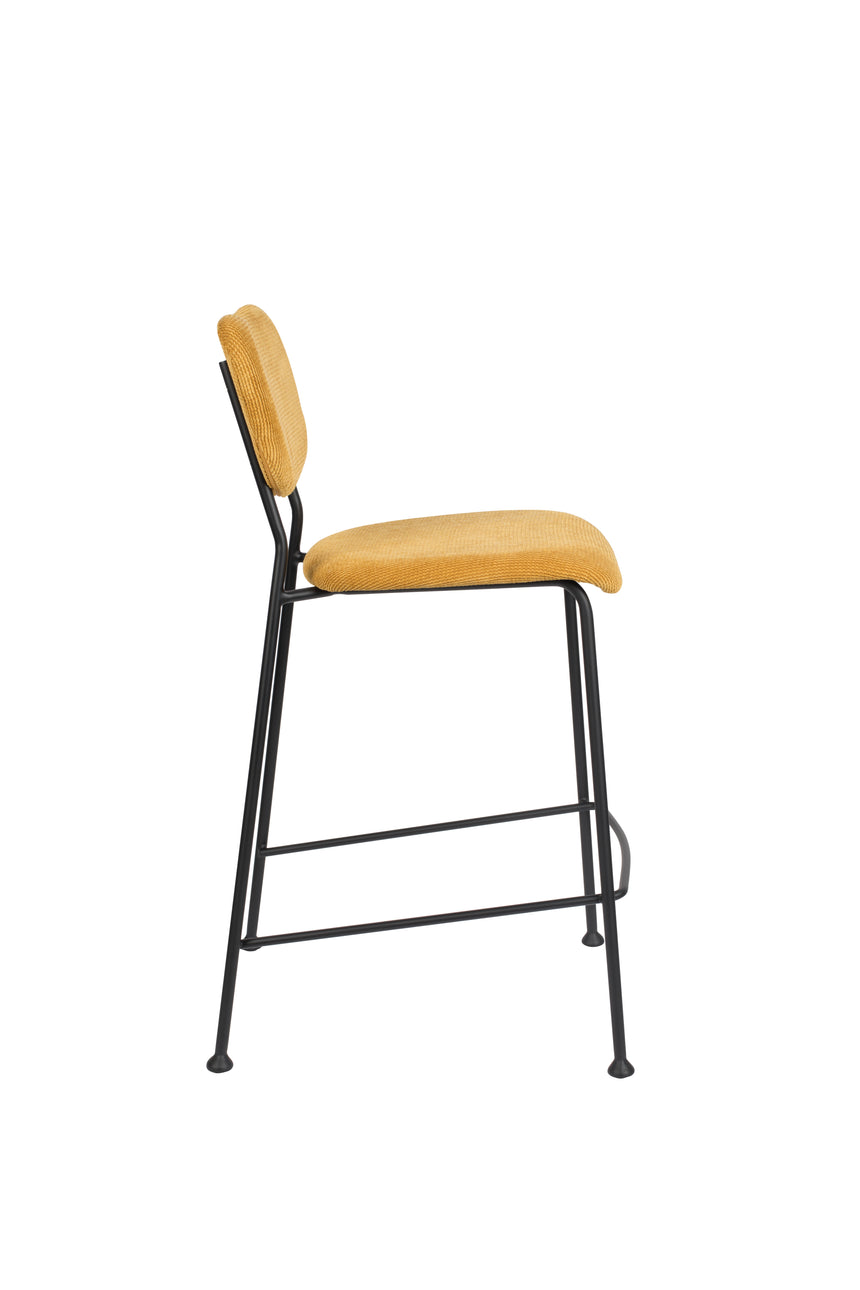 Benson corduroy low bar stool