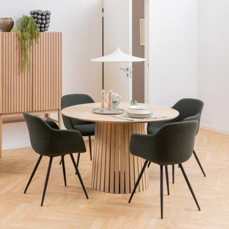 Christo fa étkezőasztal Ø120