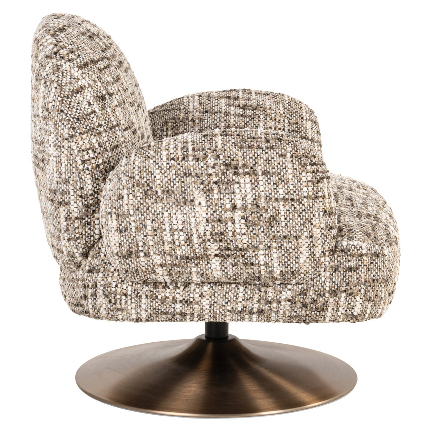 Cassie fabric pouf