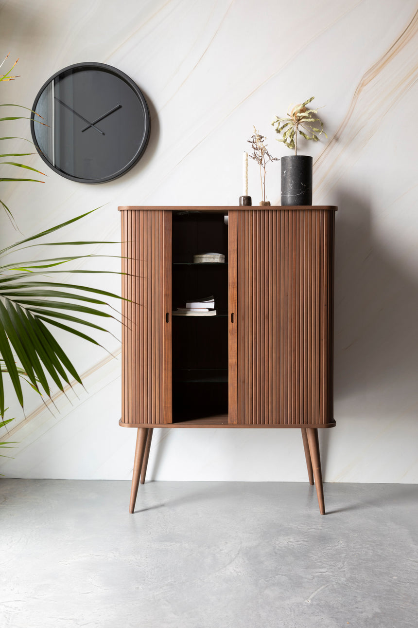 Barbier 2-door wooden cabinet
