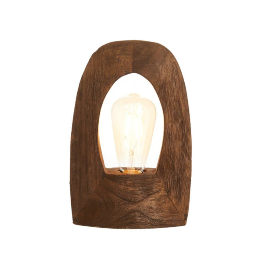 Carini fa asztali lámpa 17cm