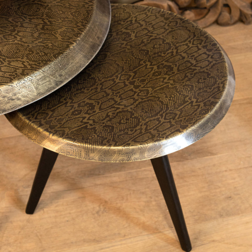 Noa wooden bedside table