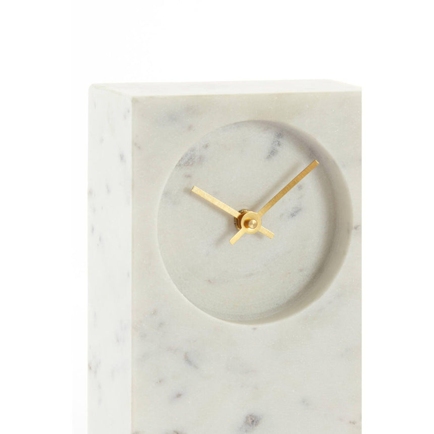 Destina marble table clock