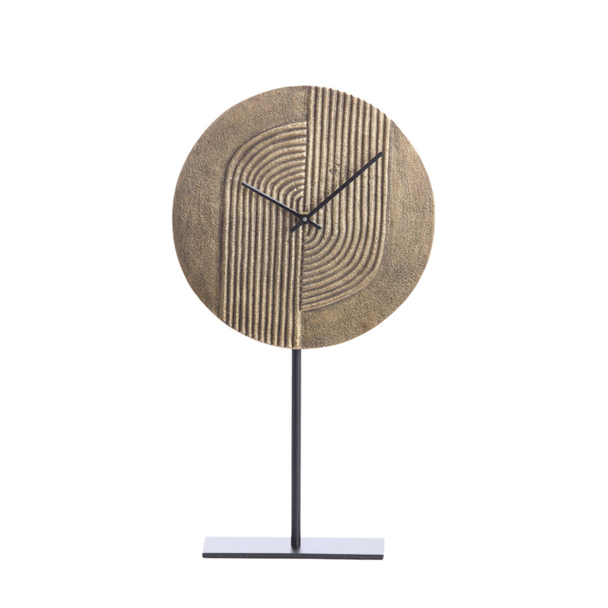 Gwenna metal table clock