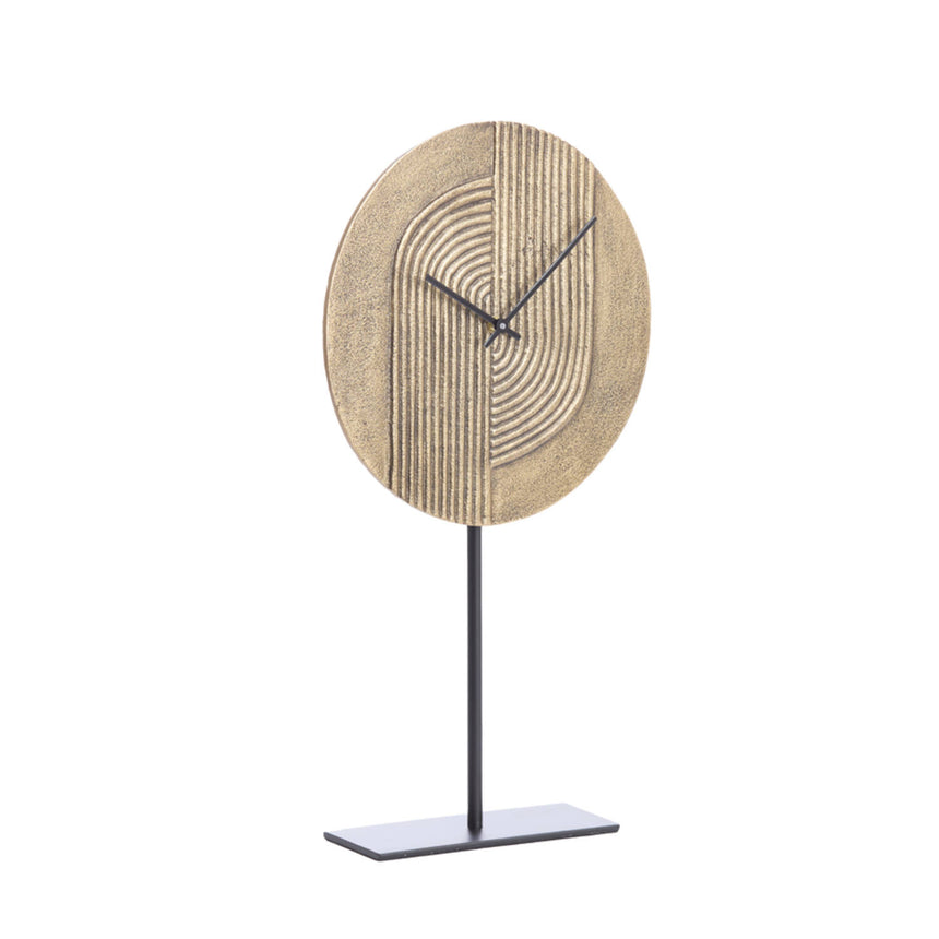 Gwenna metal table clock