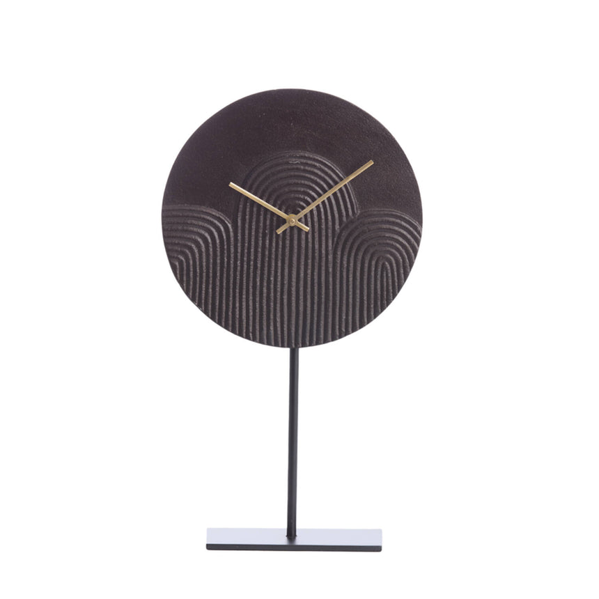 Gwenna metal table clock