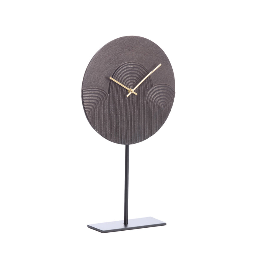 Gwenna metal table clock