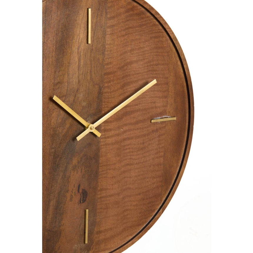 Veti wooden wall clock Ø56