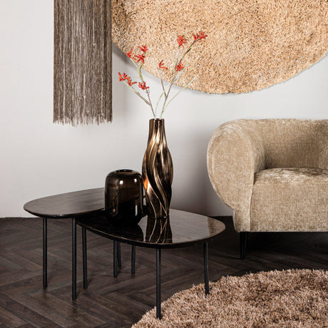 Noa wooden bedside table