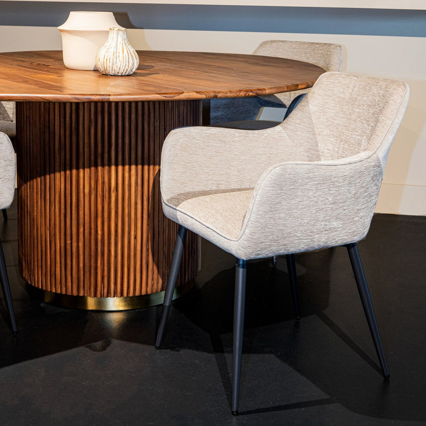 Noa wooden bedside table