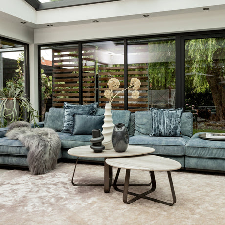 Muka márvány dohányzóasztal