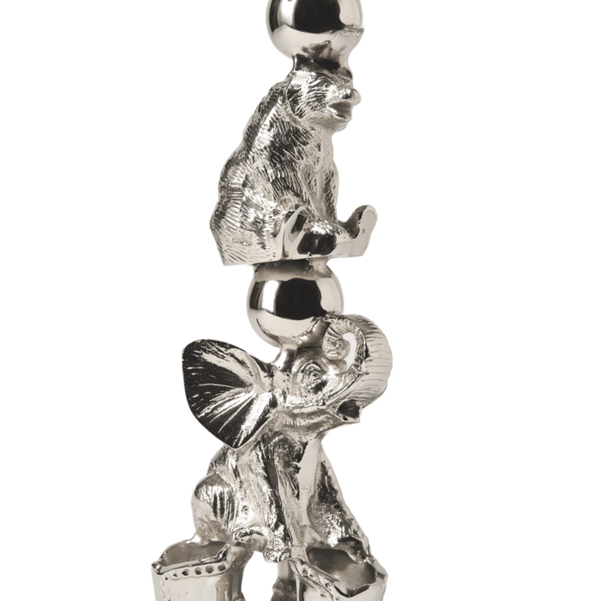 Animal metal candle holder