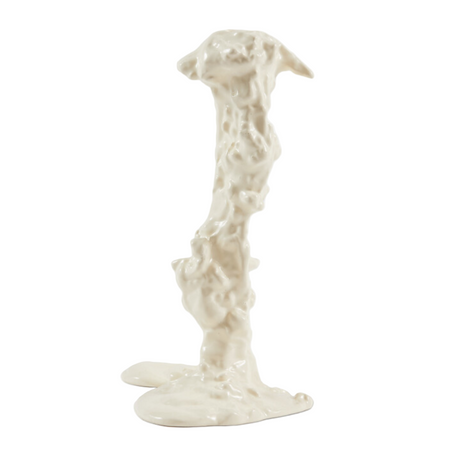 Drip metal candle holder 25cm
