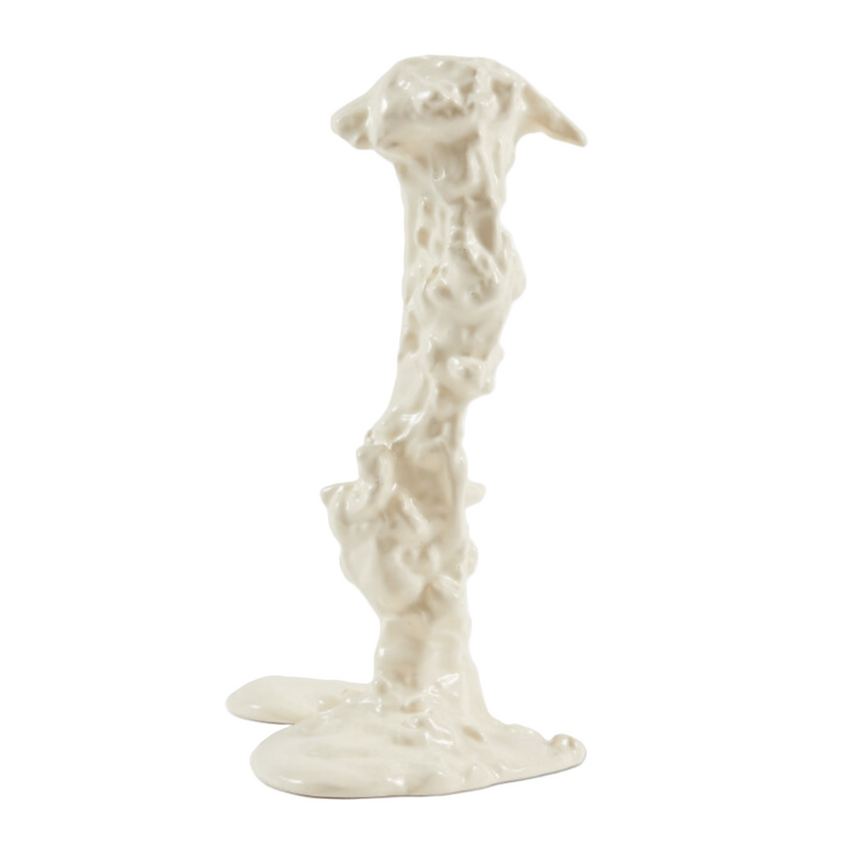 Drip metal candle holder 25cm