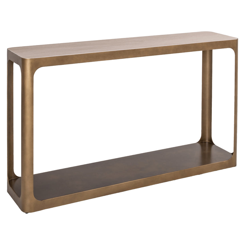 Bloomville 2-door textile leather cabinet