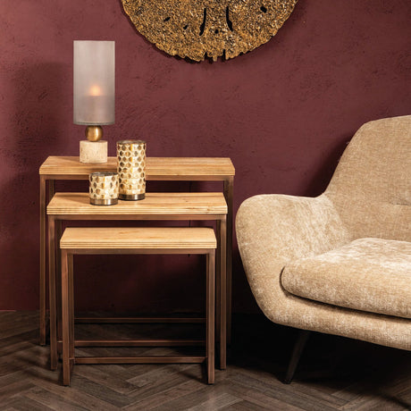 Noa wooden bedside table