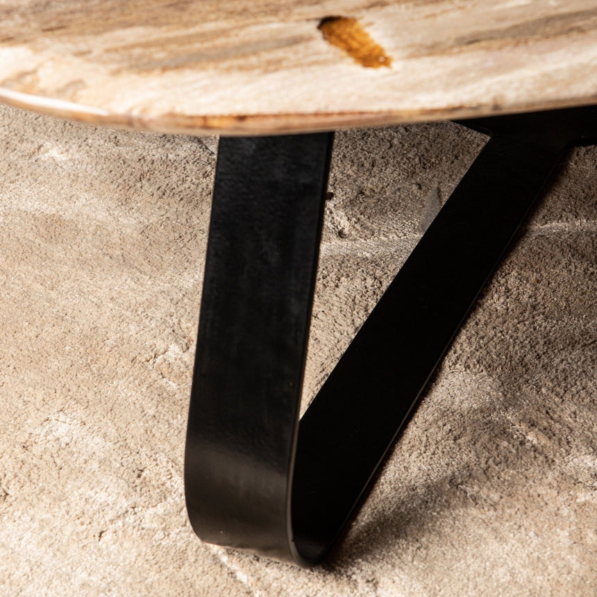 Noa wooden bedside table