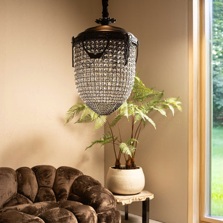 Lidde kristály függőlámpa