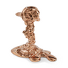 Drip metal candle holder 14cm