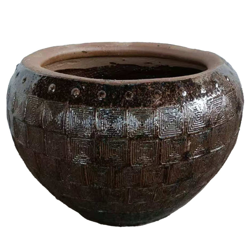 Lisie kerámia virágtartó Ø59