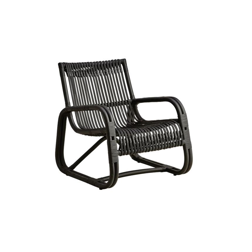 Curve rattan fotel
