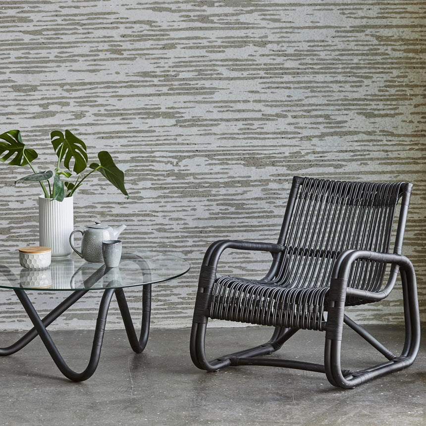 Curve rattan fotel