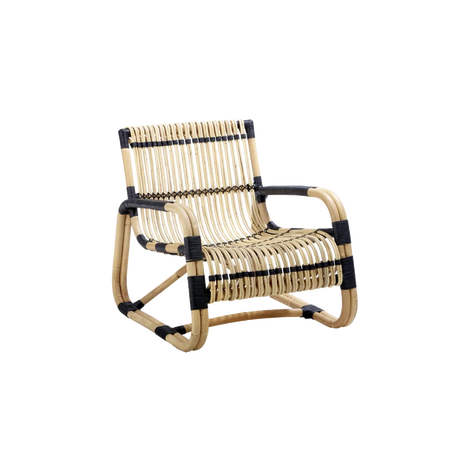 Curve rattan fotel