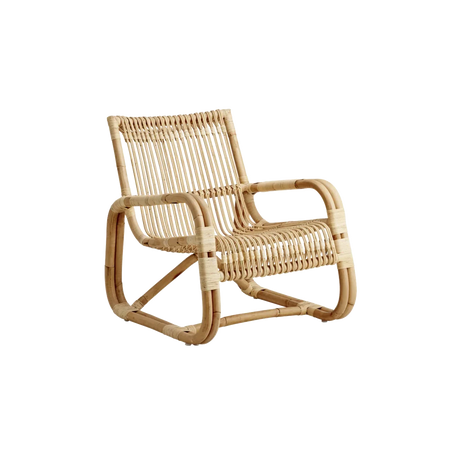 Curve rattan fotel