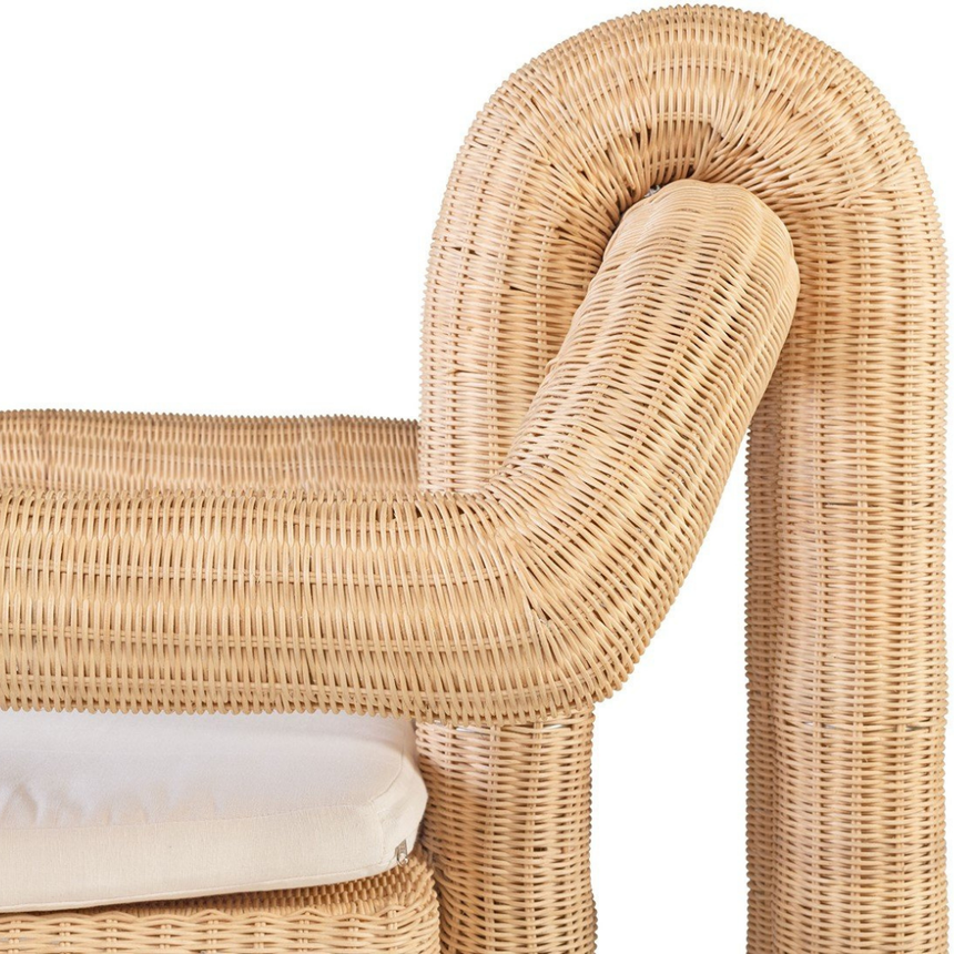 Pompidou rattan fotel