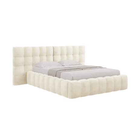 Mamaia wide velvet bed frame 140x200