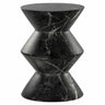 Bosco marble-effect side table