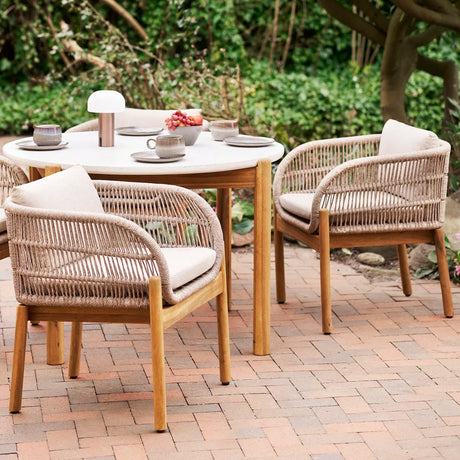 Terracina fabric garden dining set