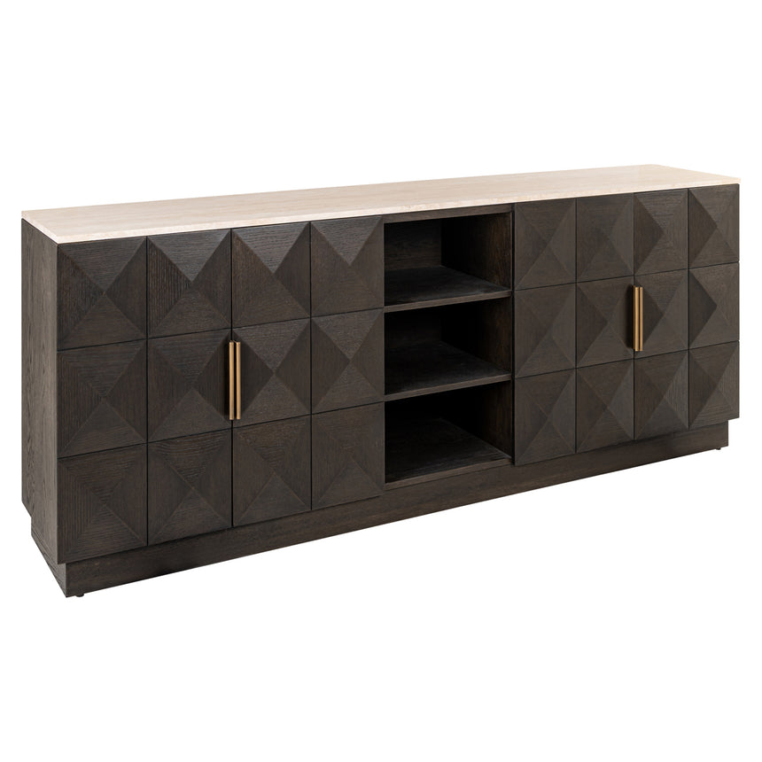 Claremont 4-door wooden cabinet