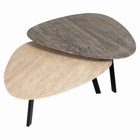 Spencer limestone coffee table set