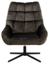 Paris velvet swivel chair
