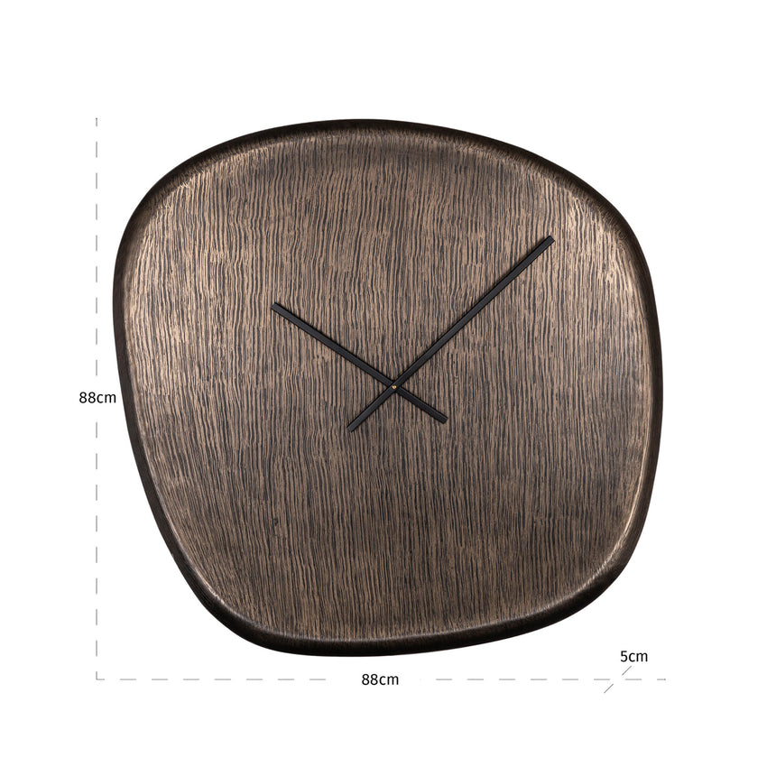 Nuvani falióra – Bronz színű vas szerkezet