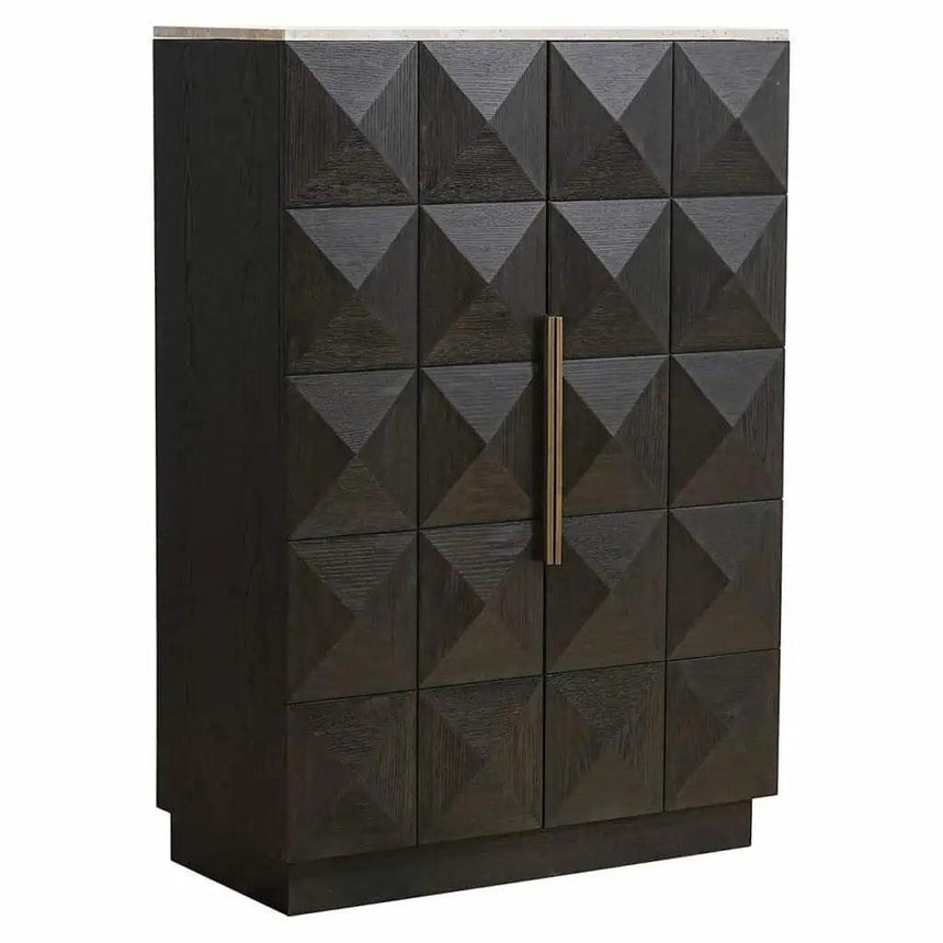 Claremont 2 ajtós fa kabinet 138x95