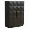 Claremont 2 ajtós fa kabinet 138x95