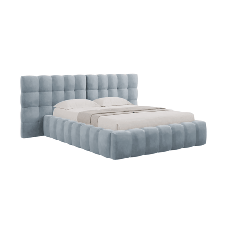 Mamaia wide velvet bed frame 140x200