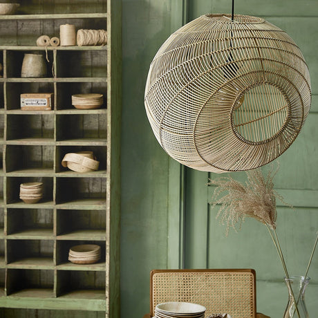 Luna Sphere rattan függőlámpa