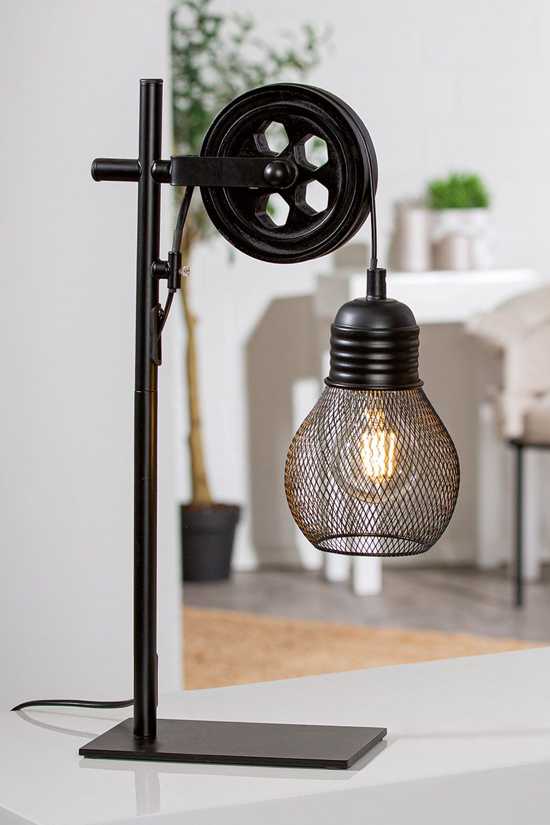 Mesh fém asztali lámpa