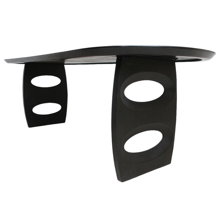 Bullnose Teardrop wooden dining table 180x90
