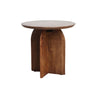 Bullnose wood side table