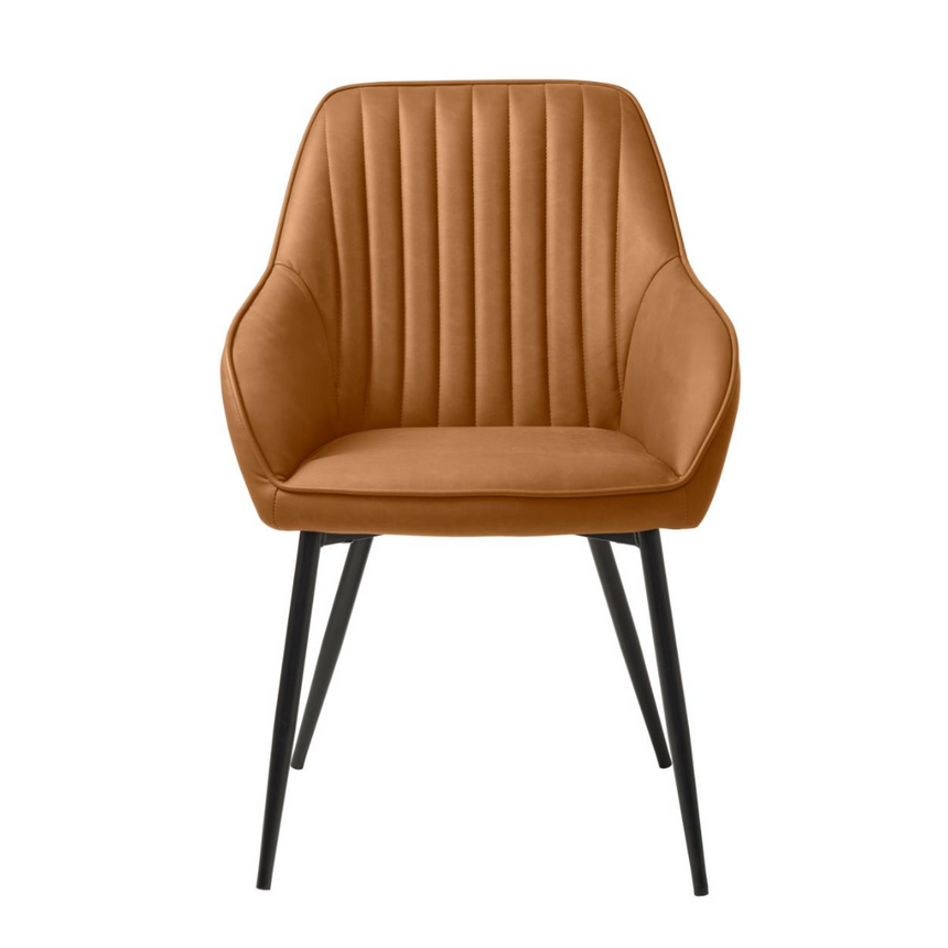 Nolan csíkos műbőr szék